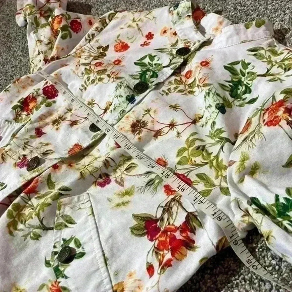 Colleen Atwood Alice Through the Looking Glass in Wonderland Floral Jacket M - Picture 10 of 14